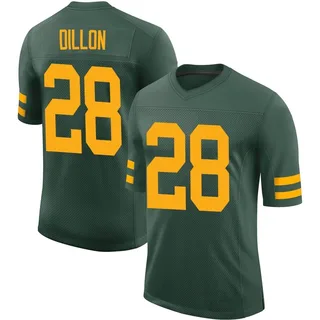 Nike Green Bay Packers #28 AJ Dillon Olive/Camo Men's Stitched NFL Limited  2017 Salute To Service Jersey