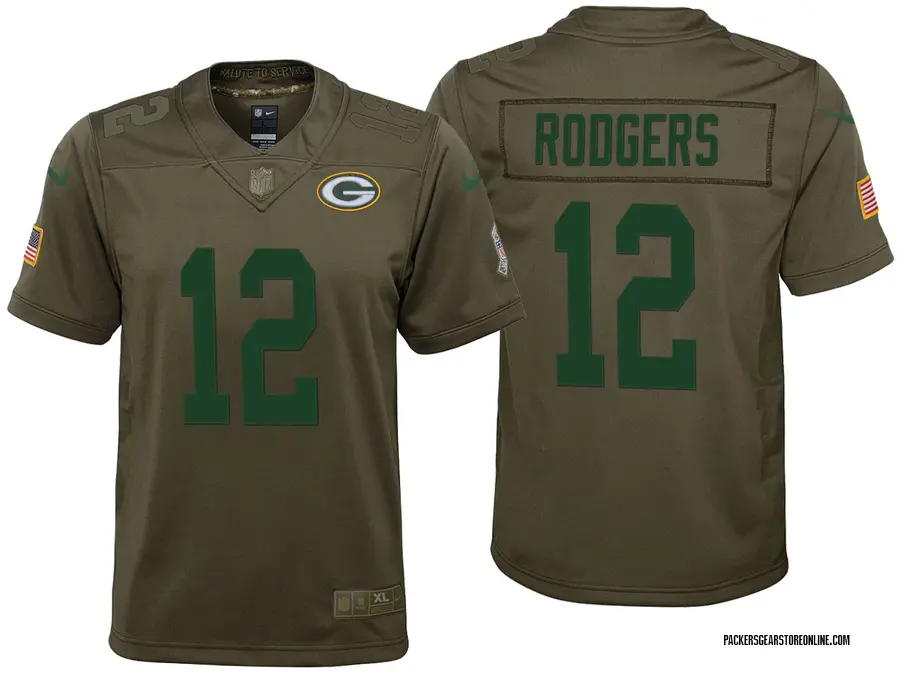 aaron rodgers salute to service jersey