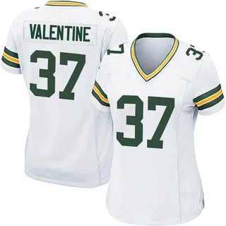 Packers #37 Carrington Valentine Nike Home Game Jersey XL Fir Green