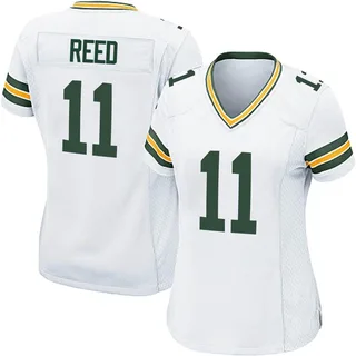 Green Bay Packers #11 Jayden Reed Nike Away Game Jersey at the