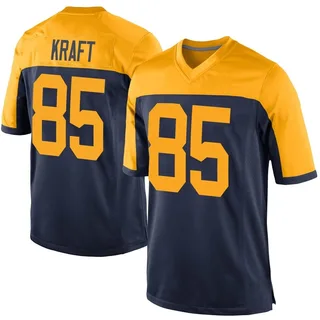 Packers #85 Tucker Kraft Nike Away Limited Jersey 3XL White